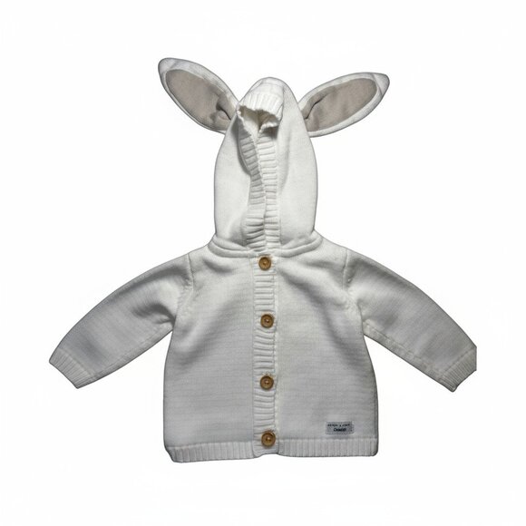 🐇 Gymboree Peter Rabbit Baby Cardigan with Hood – Size 3-6 Months 🐇 - Picture 1 of 5